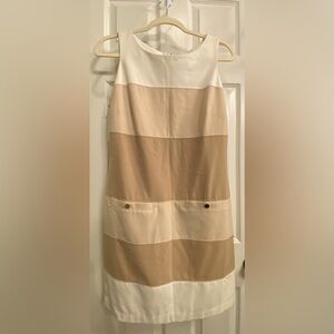 White House Black Market Shift Dress Sz 10